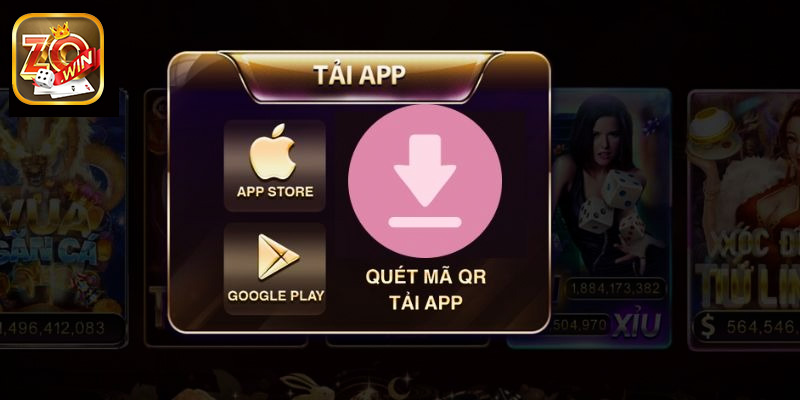 Tải app Zowin trải nghiệm